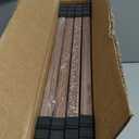 Vintage Floral Wall Art with Walnut Framed, 4 Piece Farmhouse Black and White Botanical Canvas Prints Painting, Rustic Minimalist Flower Pictures for Bedroom Kitchen Bathroom Living Room Home Decor