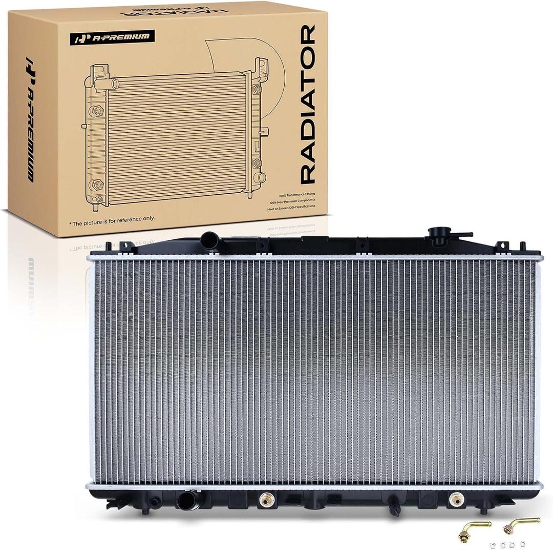 A-Premium Engine Coolant Radiator Assembly with Transmission Oil Cooler Compatible with Honda Accord 2008-2012, Crosstour 2012-2015, Automatic Transmission