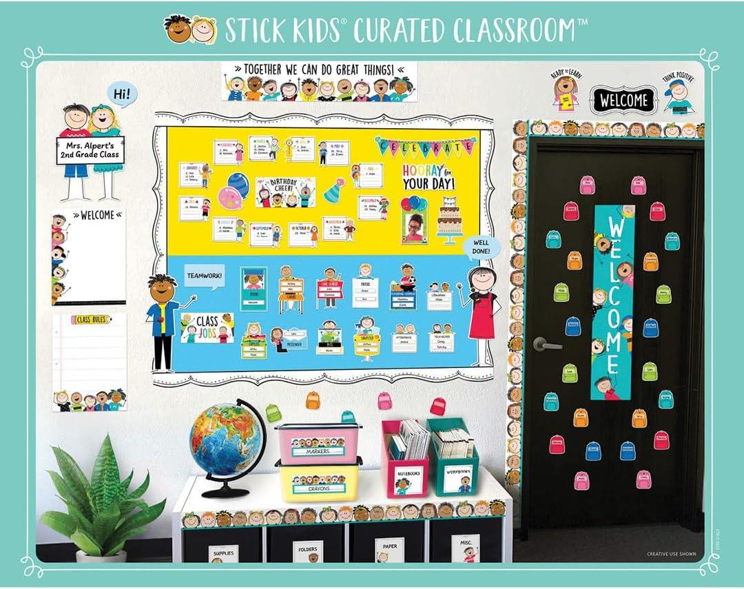 CTP Stick Kids Curated Classroom Dcor Mega Pack (Creative Teaching Press 10914)