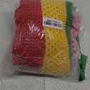 ANRABESS Women Swimsuit Crochet Swim Cover Up 2025 Summer Bathing Suit Swimwear Mesh Knit Beach Dress Vacation Outfits, Rainbow Stripe, M