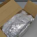 VitalCozy 4 Panels Backdrop Curtains 2 Pcs 4 x 10 ft Sequin Glitter 2 Pcs 7 x 10 ft Chiffon Photo Background Curtains for Graduation Wedding Birthday Party Decorations(White, Silver)