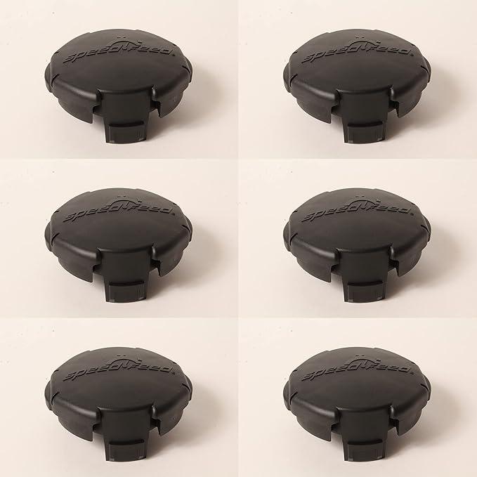 X472000070 Speed Feed 400 Trimmer Head Cover Cap 4Pack Compatible with Echo SRM-225 SRM-225i SRM-225U Replace X472000070 Wear Cap Spool Cover 4 Heads