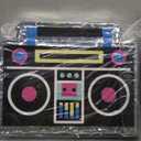BLUE PANDA Boombox Pinata - 80s and 90s Theme Party Decorations, Hip Hop, Retro Birthday Supplies (16.5x12.8x3 In) - 90s Party Decorations - Boom Box Decor Pinata