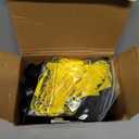 Qunclay 60 Pieces Mini Graduation Cap Hats Plastic Grad Cake Supplies Cover Toppers for Graduation Party Decorations (Black, Gold)