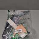 Fairy Wings for Adults and GirlsFairy Costume Set with Floral Garland, Fairy Hair Tinsel, Wand & Elf Ears  29"x21" Organza Butterfly Wings  Ideal for Cosplay, Party, Black