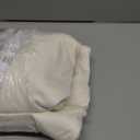 10x10ft Wrinkle Free Ivory Backdrop Curtain for Parties Soft Fabric Drapes Wedding Ivory Curtain Backdrop for Birthday Party Decorations Background for Photography 5x10ft,2 Panels