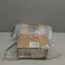 Narrow Wood Side Table, 3-Tier Night Stand with Storage Bag, Skinny Nightstand for Small Spaces, Bedside Table for Living Room, Bedroom, Oak