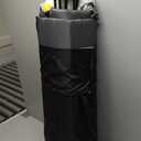 Baby Playpen with Self-Inflating Play Mat & Travel Bag, Portable Outdoor Playpen for Babies and Toddlers, Foldable Pop Up Play Tent for Home, Park, Beach and Camping (Grey)