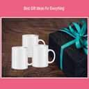 RAINBOWTIE Sublimation Mugs Blank, 11oz Sublimation Coffee mugs, White Coated Ceramic Cup, Mug Sets - Set of 9