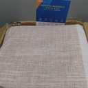 GarveeHome Modern Bordered 8x10 Area Rugs for Living Room Bedroom Soft Washable Large Bedroom Throw Carpet Non Slip Checkered Geometric Rugs for Dining Room Home Decor Office, Beige