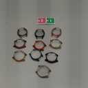 RICHONE [10 Pack] Compatible with Samsung Galaxy Watch 7 40mm Screen Protector Case, Soft TPU Protective Face Cover Colored Bumper Accessories for Women Men (10 Colors, Samsung Watch7 40 mm SM-L300)