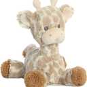 Aurora Snuggly Loppy Giraffe Baby Stuffed Animal - Comforting Companion - Imaginative Play - Brown 8 Inches, 11-inches