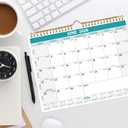 4 x Wall Calendar 2026-2027  Run Now to Jun 2027, 11 x 8.5 In, 20 Months Calendar, Small Monthly Calendar 2025-2027 Wall, with Thick Paper, Holidays, Julian Dates  Notes, Colorful Design