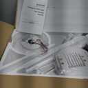 Ohniyou Ceiling Fans with Lights, 52'' Low Profile Ceiling Fan with Light and Remote/APP Control, Modern Flush Mount Ceiling Fan for Indoor Bedroom Living Room, Dimmable, Qiuet DC Motor, White