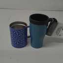 Thermos Mug 14 oz (No Lid) - Blue Floral & Tumbler 16 oz (No Lid)- Blue  