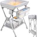 Baby Changing Table, Auto Warmer Portable Folding Changing Table