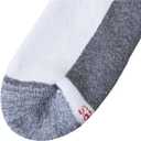 Hanes Men's Socks, Max Cushioned Low Cut Socks, 6 and 8-Pack (White)
