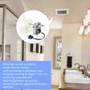 Frienda Universal Bathroom Vent Fan Motor Replacement Electric Motors Kit Compatible with Nutone Broan 50CFM 120V(3000 RPM 120V)