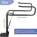 Hot Tub Cover Lift Spa Cover Lifter Hydraulic Lifter Spa & Hot Tub Cover Lifts Removal System Adjustable U-Arms Reinforced Brackets Spa Cover Lever Lift Fits Most Spas Hot Tubs