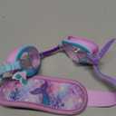 Vvinca Kids Swim Goggles with Fabric Strap No Tangle Pain-Free, Anti-Fog Swimming Pool Goggle No Leak for Toddlers Girls Boys (Mermaid)