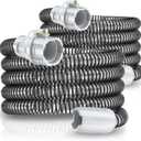 2 Packs Improved Version Climate Line Air Hose Compatible with Airsense 10 and Aircurve 10 Only - IDEAR Reusable Hose Replacement Great-Value CPAP Supplies (2)