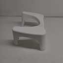 Squatty Potty Simple Curve Toilet Stool. (White)