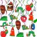 The Very Hungry Caterpillar Hanging Swirl, 40pcs Caterpillar Butterfly Birthday Hanging Swirl for Hungry Caterpillar Birthday Decorations