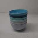 Homestockplus Set of 6 Unbreakable Soup Bowls, 34 Ounces Big Bowls Microwave and Dishwasher Safe BPA-Free Bowl for Cereal, Salad, Soup, Ramen,Oatmeal Apply to Kitchen, Dishwasher & Microwave Safe (Gradient Blue)