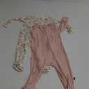 Modern Moments by Gerber Unisex Baby Viscose 2-Pack Sleep 'N Play with Mitten Cuffs (3-6 Months, Ivory Wildflower)