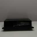 Pochar Rainproof Galvanized Steel Wall Mount Mailbox with Red Flag - Wall Mountable Large Hanging Mailboxes for Outside - Water Proof and Rust Proof Keyless Mailbox (16.3'' x 3.9'' x 9.6''), Black