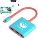 Switch TV Dock for Nintendo Switch, Docking Station Support Switch TV Mode, Portable Nintendo Switch Tv HDMI Adapter Output 4K/1080P Compatible with Steam Deck, USB Type C to HDMI Adapter