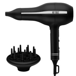 HOT TOOLS Pro Artist Black Gold Hair Dryer - Fast Drying with Even Heating for Less Damage and Dual Voltage, Travel Hair Dryer - 2000 Watts (1 Size)
