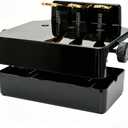 Adjustable Piano Pedal Extender for Students, 3 Pedals with Stabilizer, Compatible with Upright & Digital Pianos, Beginner Practice Tool (Black)
