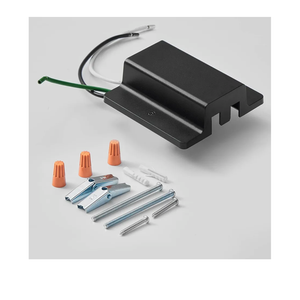 VANoopee H Track Floating Canopy Connector Black for Single Circuit H Type Rail, Cover Compatible With Halo System, LED Lighting Accessories Kit, Easy Install