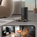 WOPET Automatic Cat Feeder with Camera for Two Cats, 6L Smart Pet Feeder with 1080P HD Video & Night Vision, 5G/2.4G WiFi Cat Dog Feeder, 2-Way Audio, SD Card Storage, Up to 10 Meals per Day