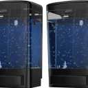 Commercial Soap Dispenser Wall Mount for Bathroom (2-Pack), Wall Mounted Hand Soap/Sanitizer Dispenser for Home or Business (Black), by EnBath