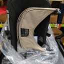 UPPAbaby RumbleSeat V3 Second Lower Seat - Compatible with Vista V2 and Vista V3 - All-Weather Seat + Magnetic Buckle Adapters Included - Declan (Oat Mlange/Silver Frame/Chestnut Leather)