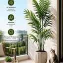 6FT Fake Palm Tree, Tall Artificial Floor Plants with Lifelike Leaves