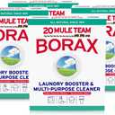20 Mule Team All Natural Borax Detergent Booster & Multi-Purpose Household Cleaner, 65 Ounce, 4 Count