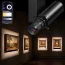 Glendan LED Picture Light: Adjustable Aperture with Zoomable Projection 27006500K High CRI Flicker-Free Smart Control Perfect Art Light for Artwork in Museums and Galleries