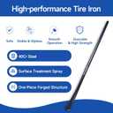 2 PCS 33220 Tire Spoons for Changing Tires, 30'' Tire Bars for Semi Tires，Tire Bar Mounting and Demount Used for Truck, Off-Road Vehicle, Bus, Tractor