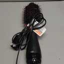 Hair Dryer Brush Blow Dryer Brush in One, Upgraded 4 in 1 Hair Dryer and Styler Volumizer with Negative Ion Anti-frizz Ceramic Titanium Barrel Hot Air Hair Straightener Brush (Black/Pink)