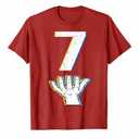 Number 7 Matching 67 Meme Halloween Costume Men Women Kids T-Shirt XL