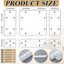Pangda Peel and Stick Wall Molding Kit, 3D Premade Accent Molding Wainscoting Panel for Interior Wall Moulding Decor, Ready to Assemble Wainscoting Accent Panel (3 Set,23x56 in+48x56 in+23x56 in)