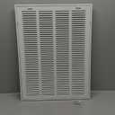 HVAC Premium 16 x 22 Duct Opening Steel Return Air Filter Grille, for 1-inch Filter, Removable Door, Flat Stamped HVAC Vent Cover Grille, Outer Dimensions 18.5 x 24.5