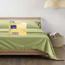 THREAD SPREAD 100% Egyptian Cotton Sheets Full Size - 600 Thread Count Sheets 4 PC 16" Deep Pocket Full Size Sheets Set, High Thread Count Cooling Sateen Weave Hotel Luxury Sheets Set - Sage Green