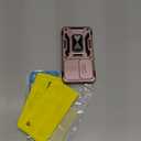 ATUMP for Samsung Galaxy S24 Case with [2Pcs] HD Screen Protector & Slide Camera Cover, Rotated Ring Kickstand [Military Grade Shockproof] Protective Case for Galaxy S24 6.2", Light Blue