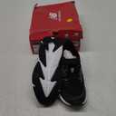 New Balance Kids' Rave Run V2 Hook and Loop Running Shoe (12 Little Kid, Black/White)