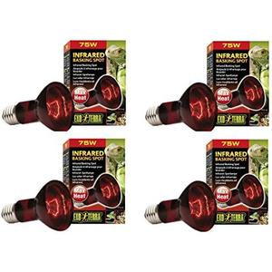 Exo Terra Heat-Glo Infrared Spot Lamp, 75-Watt/120-Volt (3 Pack)