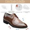 Shoe Tree for Men, 2 Pairs Adjustable Shoe Trees for Stretcher Length, Shape Holder